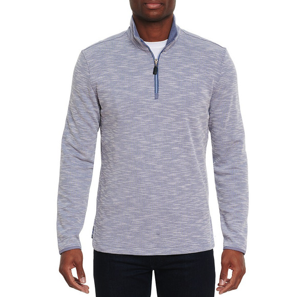 Robert Graham Allman Regular-Fit Quarter-Zip Sweater NWT Size 2XL - Picture 1 of 12